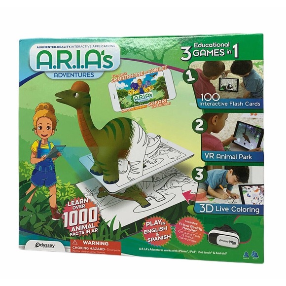 NEW Odyssey ARIA's Adventures Educational Game Augmented Virtual Reality Headset - Picture 1 of 12
